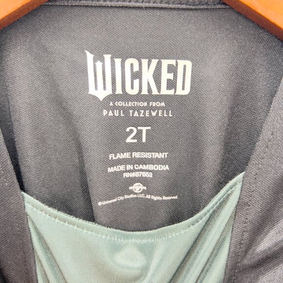 Wicked Elphaba Dress-Up NightGown Toddler Girls Size 2T - Picture 6 of 6